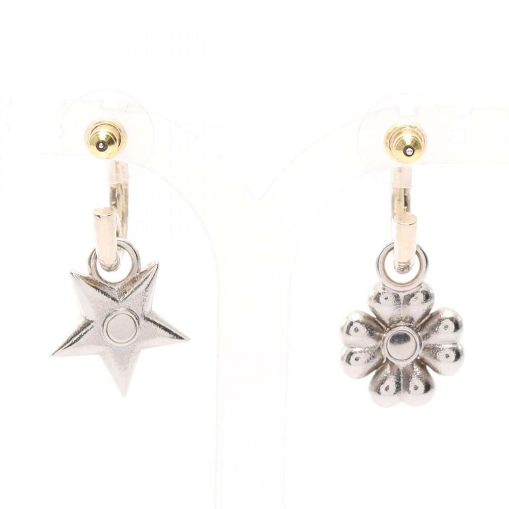 Chanel Cc Logo Star Clover Earrings #246675C14B - Picture 2 of 8